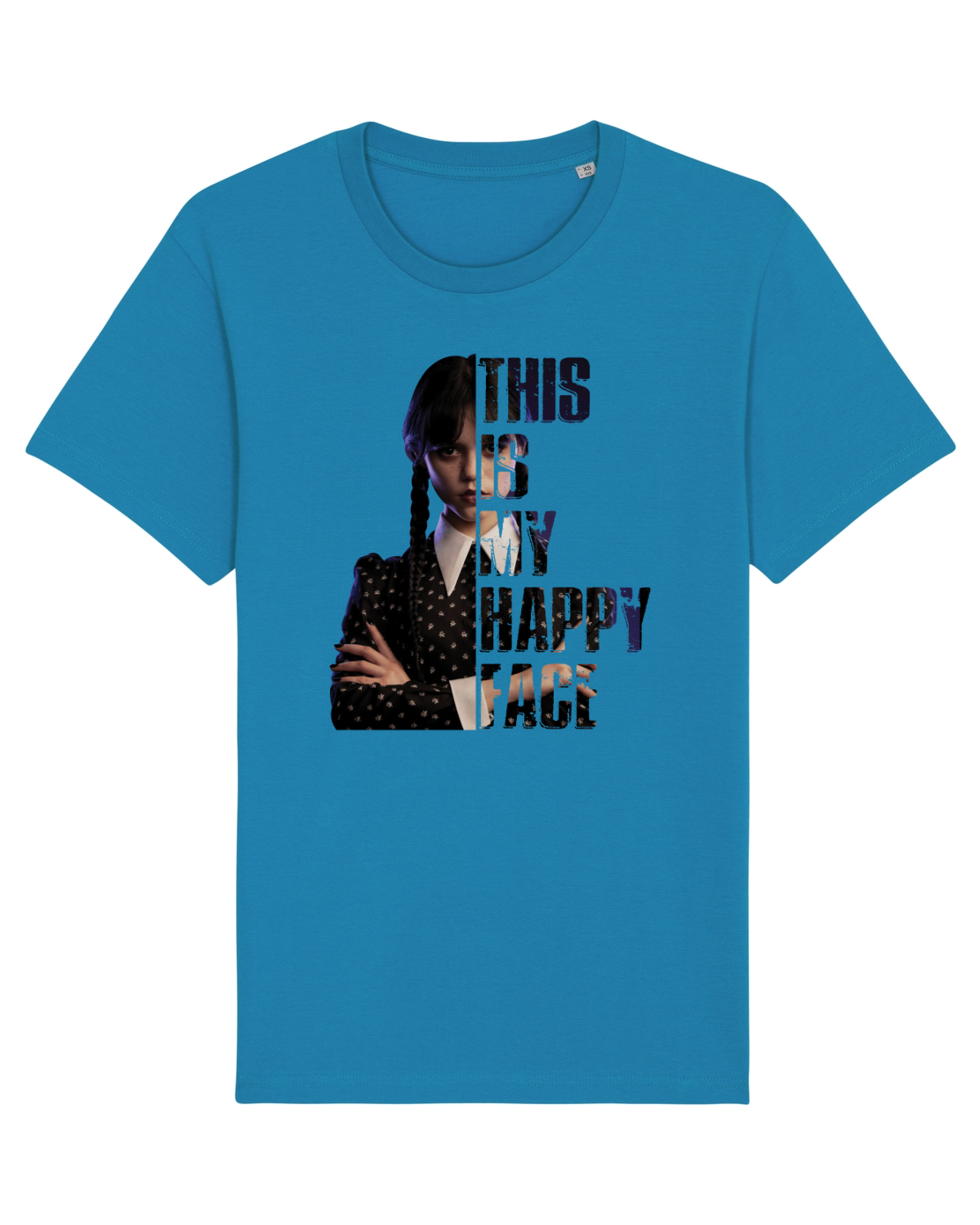 Tricou mânecă scurtă Unisex Rocker Azur