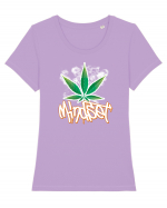 Mindset Tricou mânecă scurtă guler larg fitted Damă Expresser