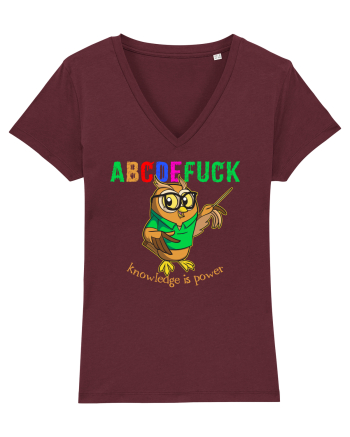 abcdeFUCK - cunoasterea inseamna putere Burgundy