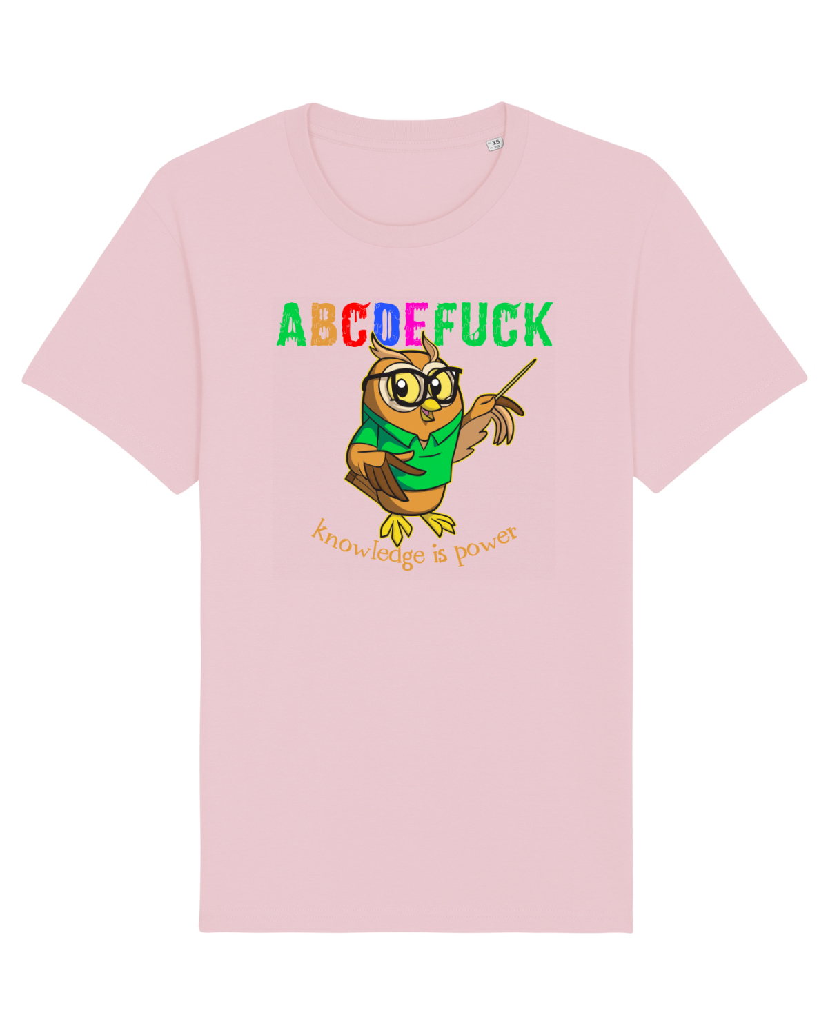 Tricou mânecă scurtă Unisex Rocker Cotton Pink