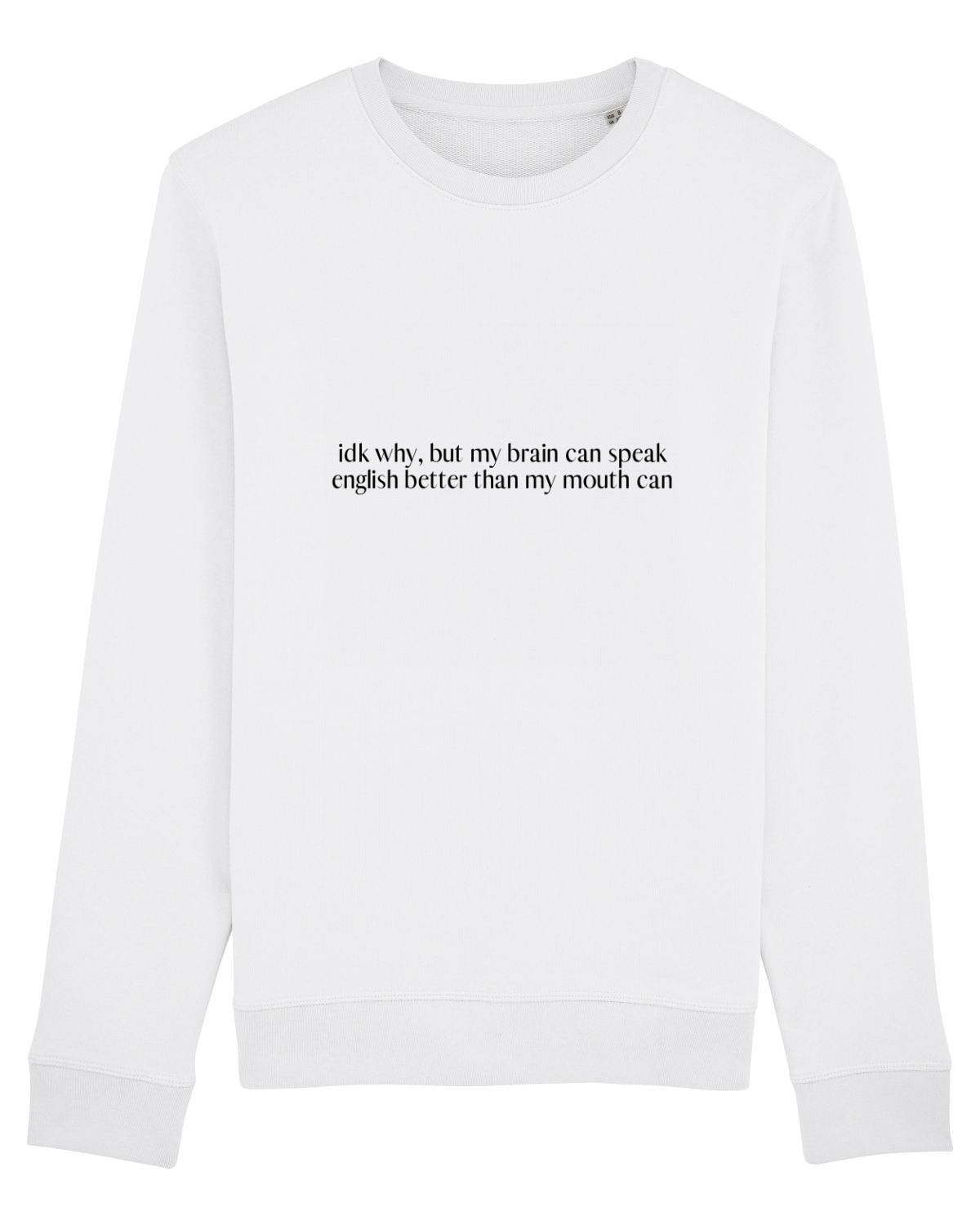 Bluză mânecă lungă Unisex Rise White