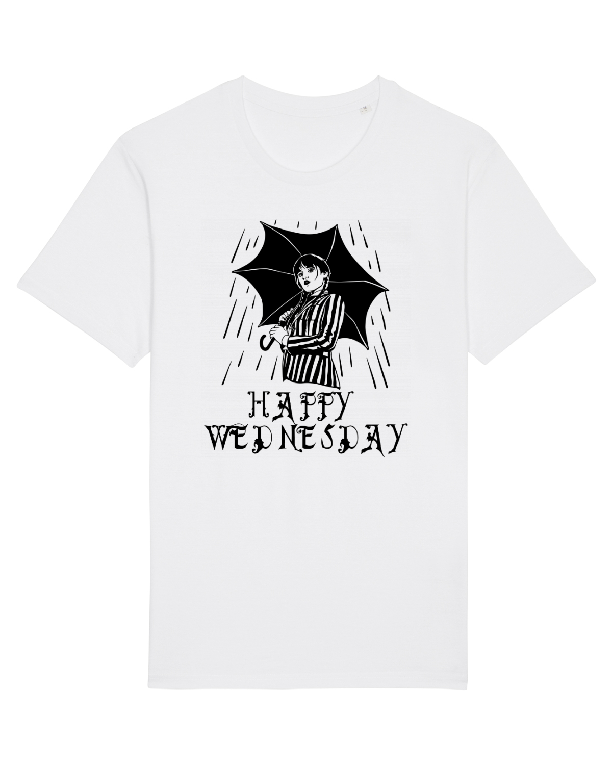 Tricou mânecă scurtă Unisex Rocker White