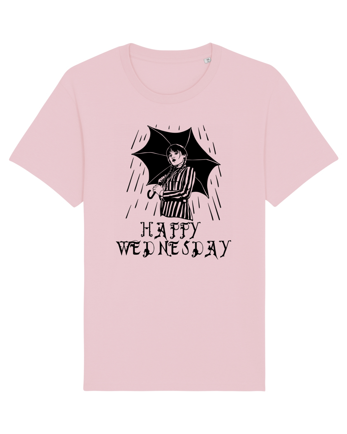 Tricou mânecă scurtă Unisex Rocker Cotton Pink