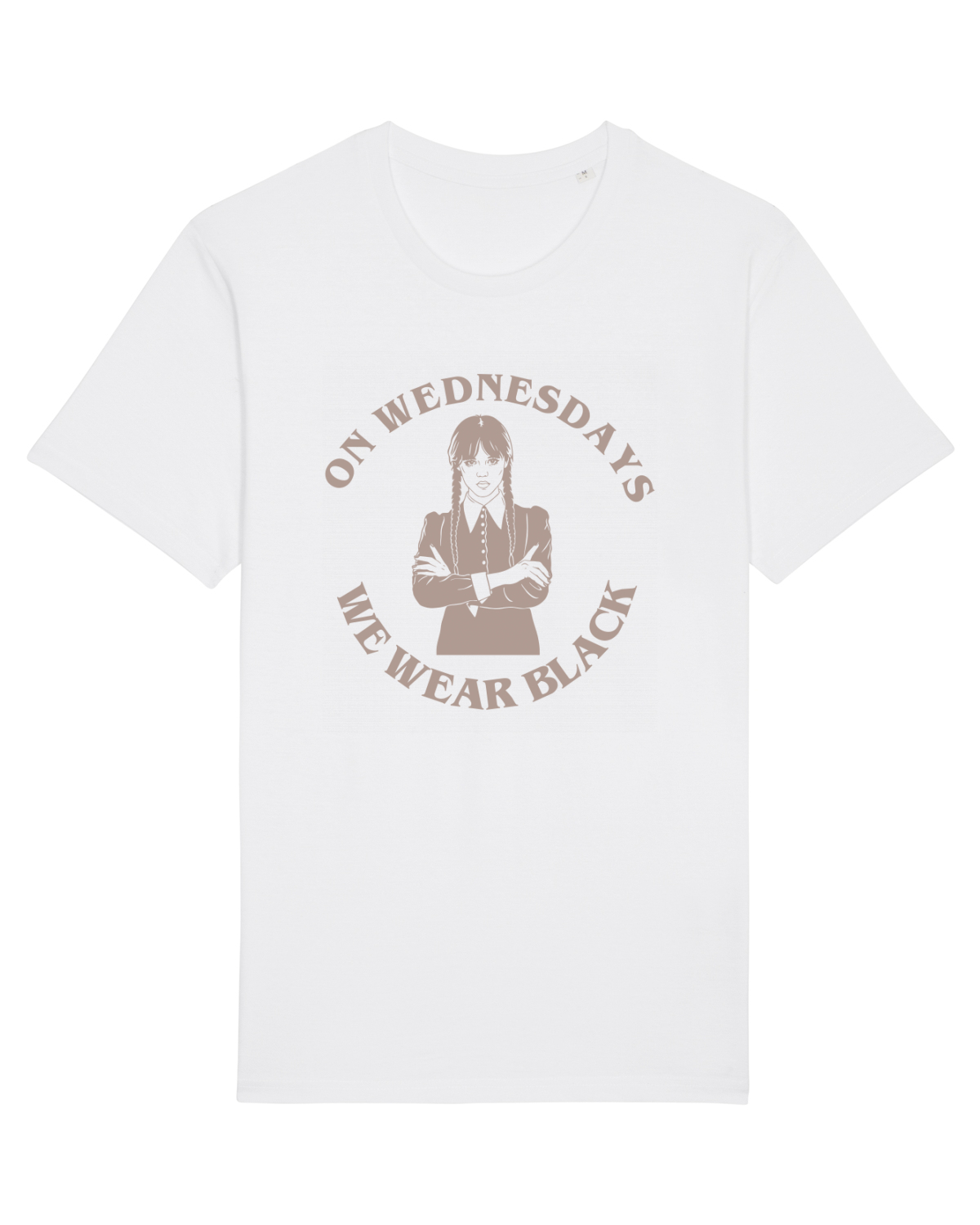 Tricou mânecă scurtă Unisex Rocker White