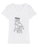 Thing Tricou mânecă scurtă guler V Damă Evoker