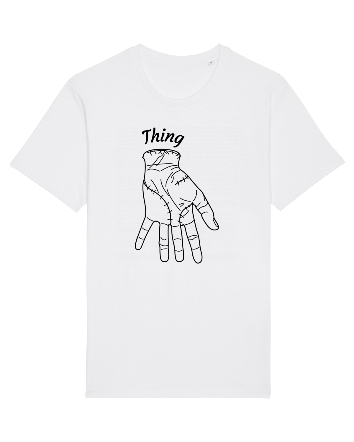 Tricou mânecă scurtă Unisex Rocker White