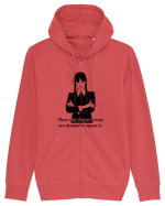Those who forget history are doomed to repeat it Hanorac cu fermoar Unisex Connector