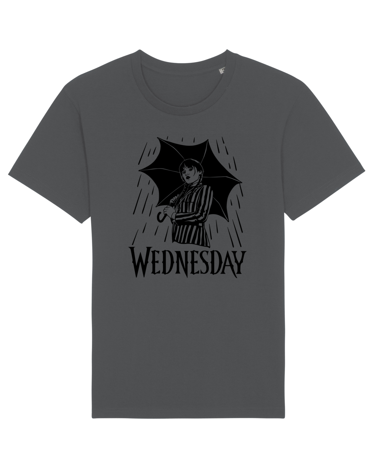 Tricou mânecă scurtă Unisex Rocker Anthracite