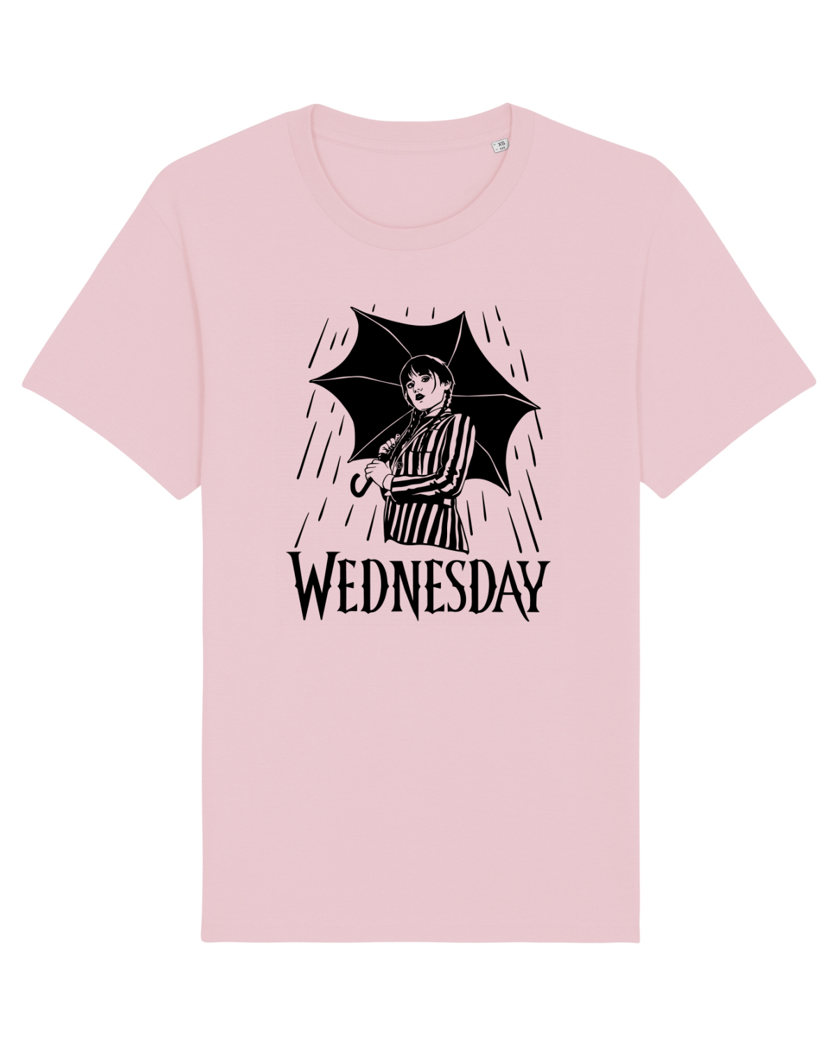 Tricou mânecă scurtă Unisex Rocker Cotton Pink
