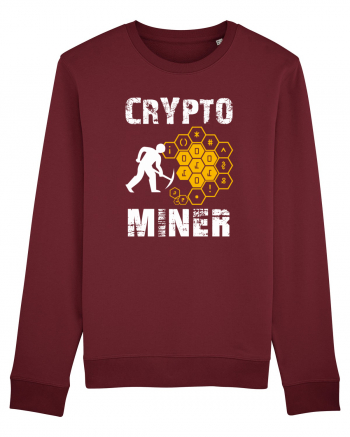 Crypto miner Burgundy