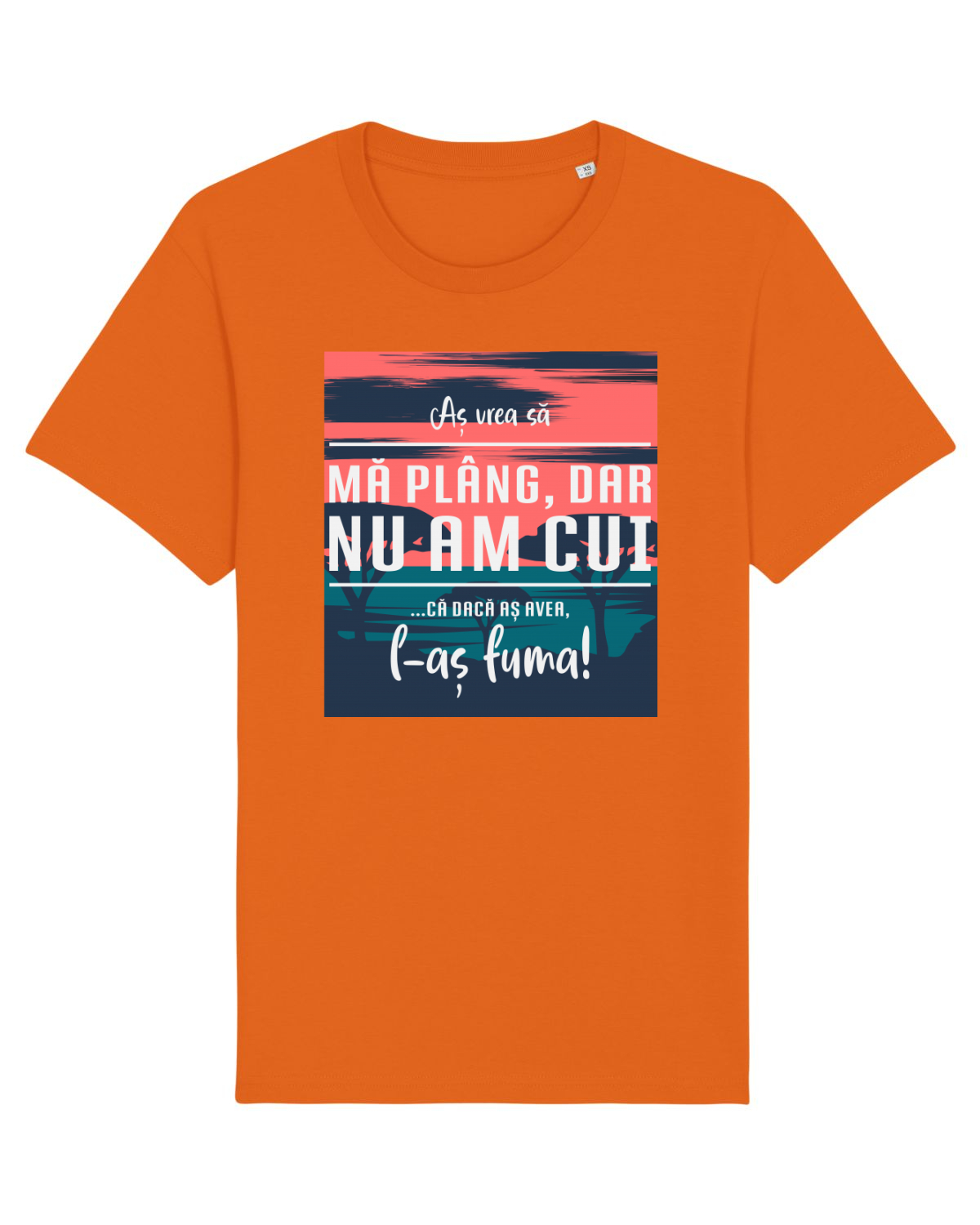 Tricou mânecă scurtă Unisex Rocker Bright Orange