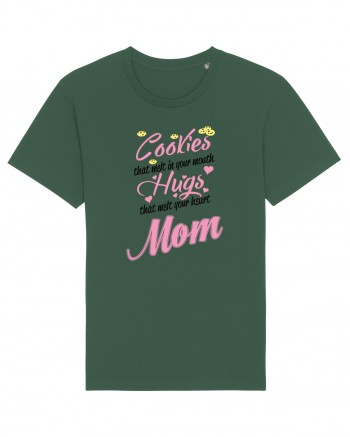 Mom cookies and hugs Bottle Green