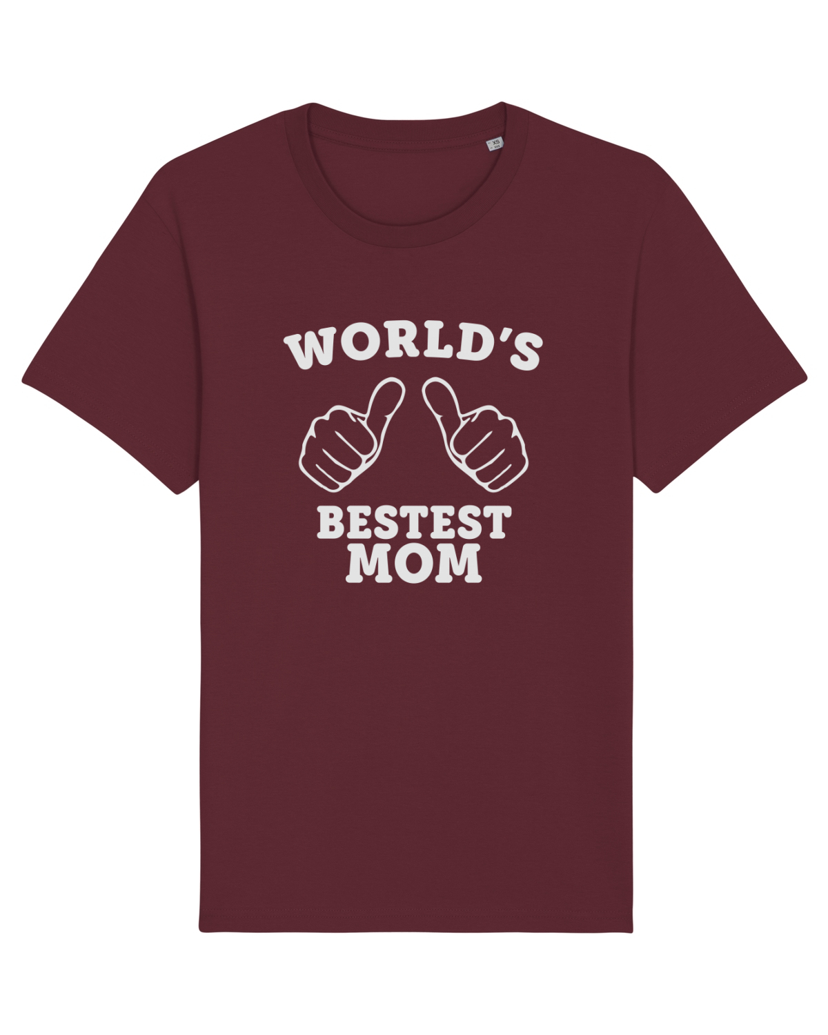 Tricou mânecă scurtă Unisex Rocker Burgundy