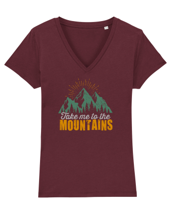Take me to the mountains Burgundy