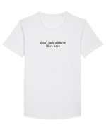 don t fuck with me i fuck back Tricou mânecă scurtă guler larg Bărbat Skater