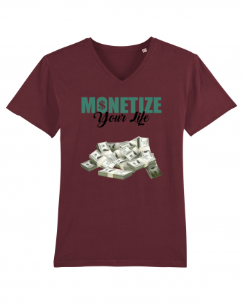 Monetize your life Burgundy