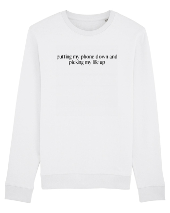 putting my phone down and picking my life up White