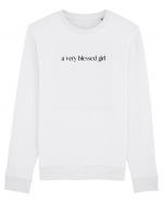 a very blessed girl Bluză mânecă lungă Unisex Rise