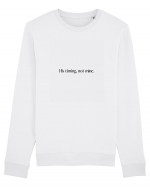 his timing not mine Bluză mânecă lungă Unisex Rise