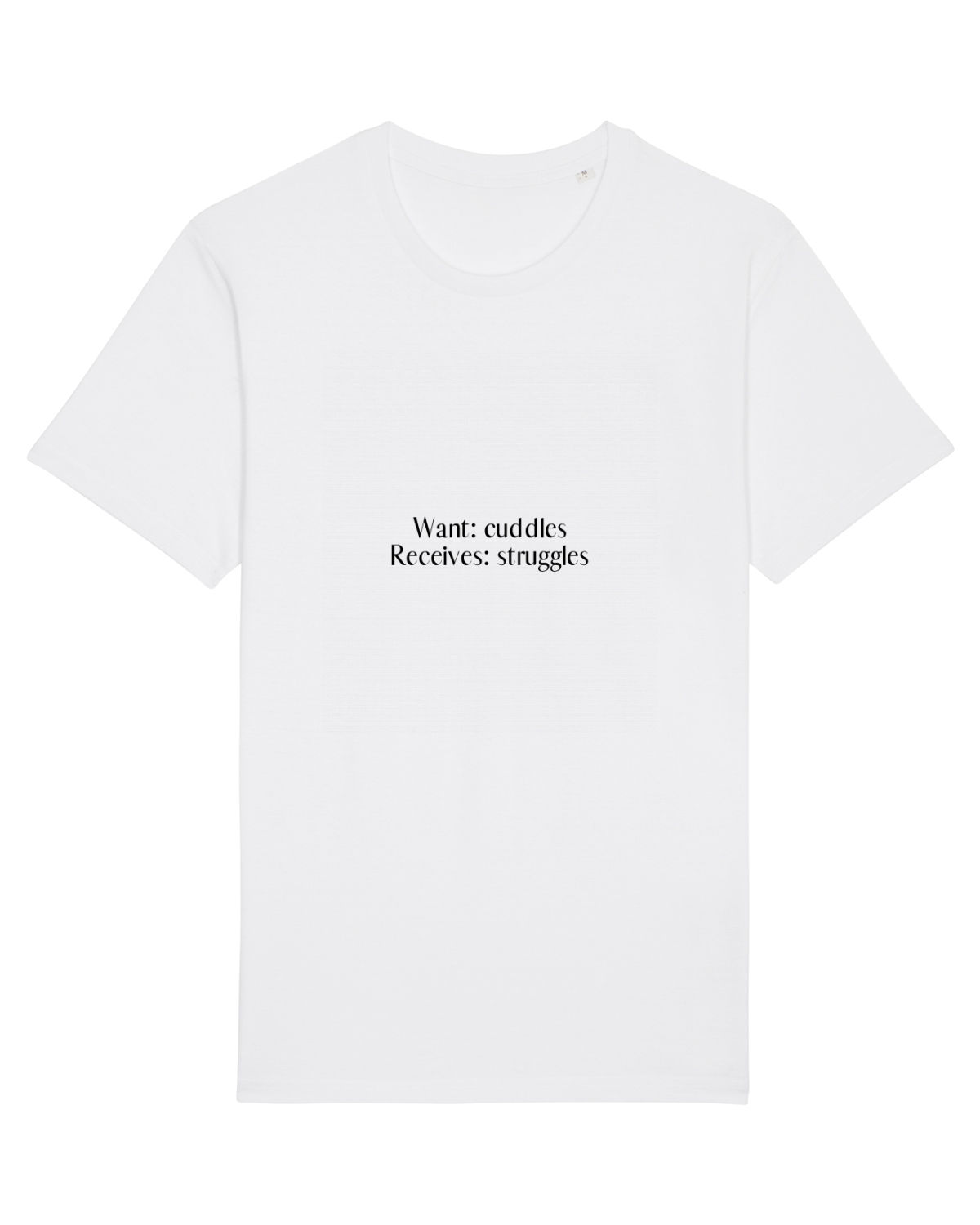 Tricou mânecă scurtă Unisex Rocker White