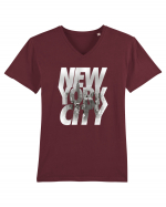 New york city Tricou mânecă scurtă guler V Bărbat Presenter