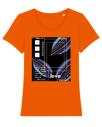 love 7 Bright Orange