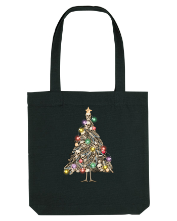 Skulls Christmas Tree Black