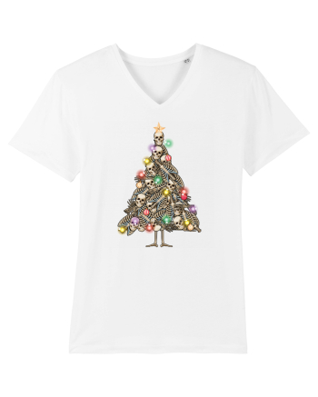 Skulls Christmas Tree White