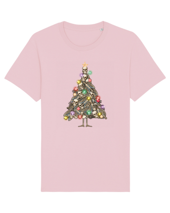 Skulls Christmas Tree Cotton Pink