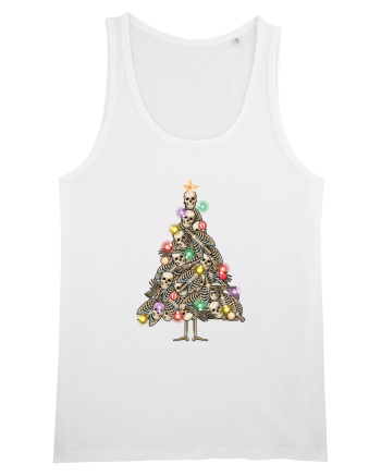 Skulls Christmas Tree White