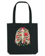 Skeleton Ribs Christmas Tree Sacoșă textilă