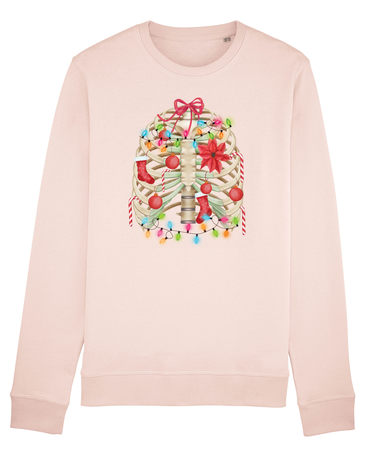 Bluză mânecă lungă Unisex Rise Candy Pink
