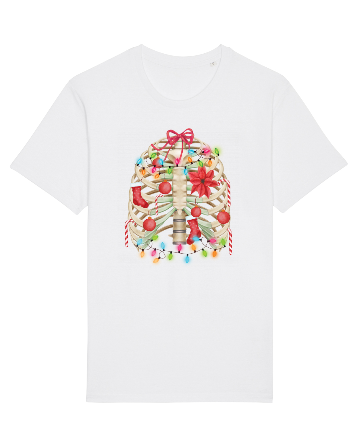Tricou mânecă scurtă Unisex Rocker White
