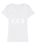 CATS Tricou mânecă scurtă guler V Damă Evoker