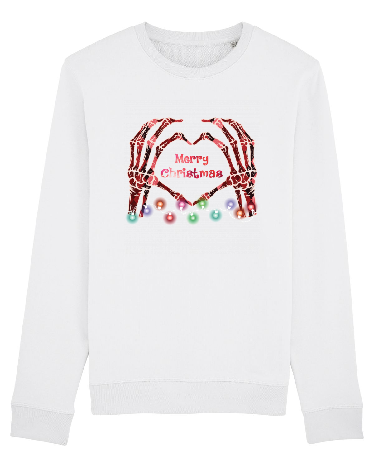 Bluză mânecă lungă Unisex Rise White