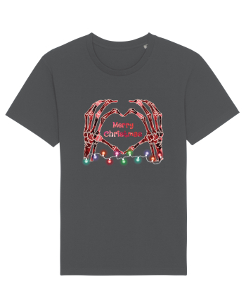 Skeleton Hands Merry Christmas Anthracite