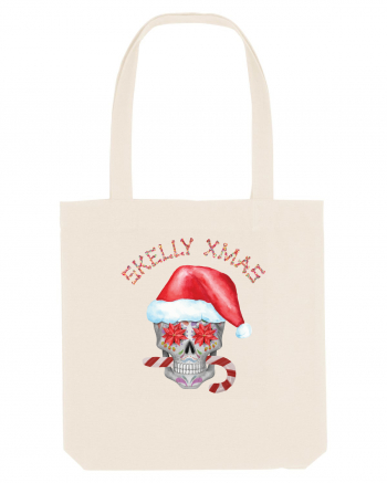 Skelly Xmas Skull Christmas Candy Natural