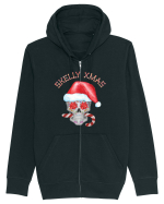 Skelly Xmas Skull Christmas Candy Hanorac cu fermoar Unisex Connector