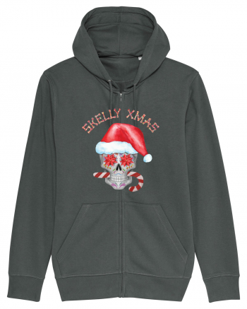 Skelly Xmas Skull Christmas Candy Anthracite