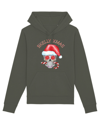 Skelly Xmas Skull Christmas Candy Khaki