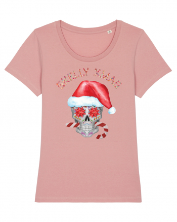 Skelly Xmas Skull Christmas Candy Canyon Pink