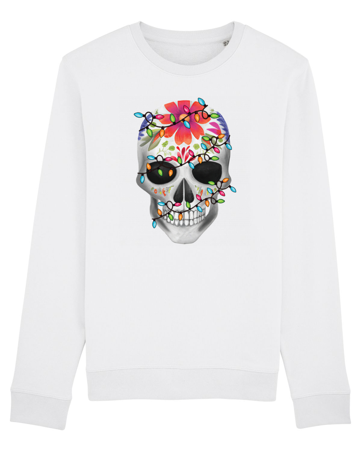 Bluză mânecă lungă Unisex Rise White