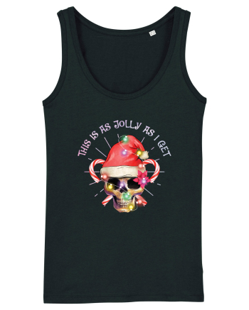 This Is As Jolly As I Get Skull Christmas Black