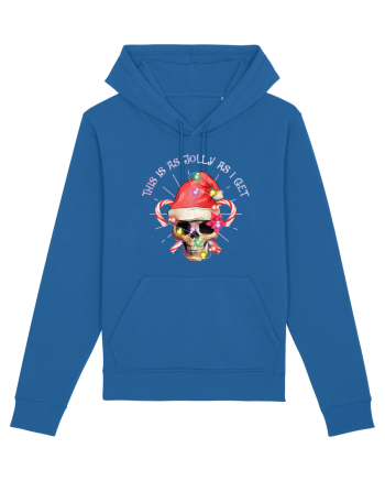 This Is As Jolly As I Get Skull Christmas Royal Blue