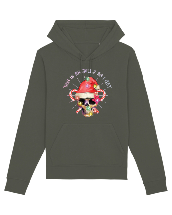 This Is As Jolly As I Get Skull Christmas Khaki