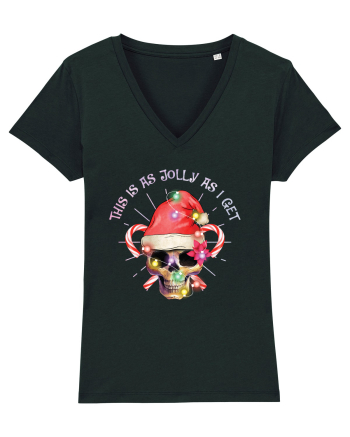 This Is As Jolly As I Get Skull Christmas Black