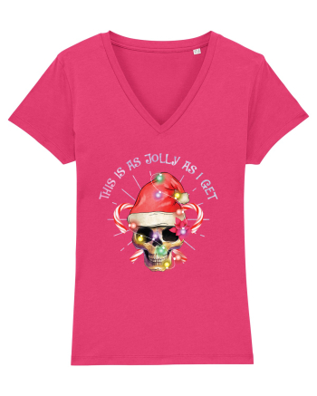 This Is As Jolly As I Get Skull Christmas Raspberry