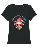 This Is As Jolly As I Get Skull Christmas Tricou mânecă scurtă guler larg fitted Damă Expresser