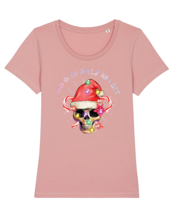 This Is As Jolly As I Get Skull Christmas Canyon Pink