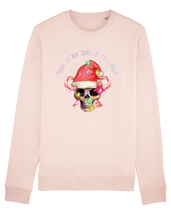 This Is As Jolly As I Get Skull Christmas Candy Pink